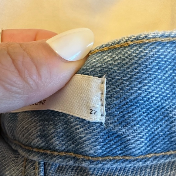 Oak + Fort High Waisted Wide Leg Jeans 27 - Picture 4 of 5